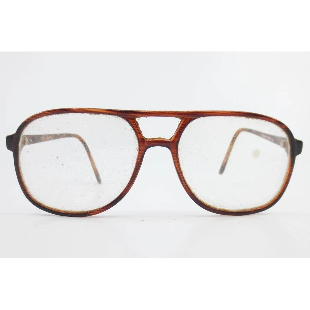 UM72 Aviator Eyeglasses Frames Brown Tortoise Double Bridge 57-18-145 UM72